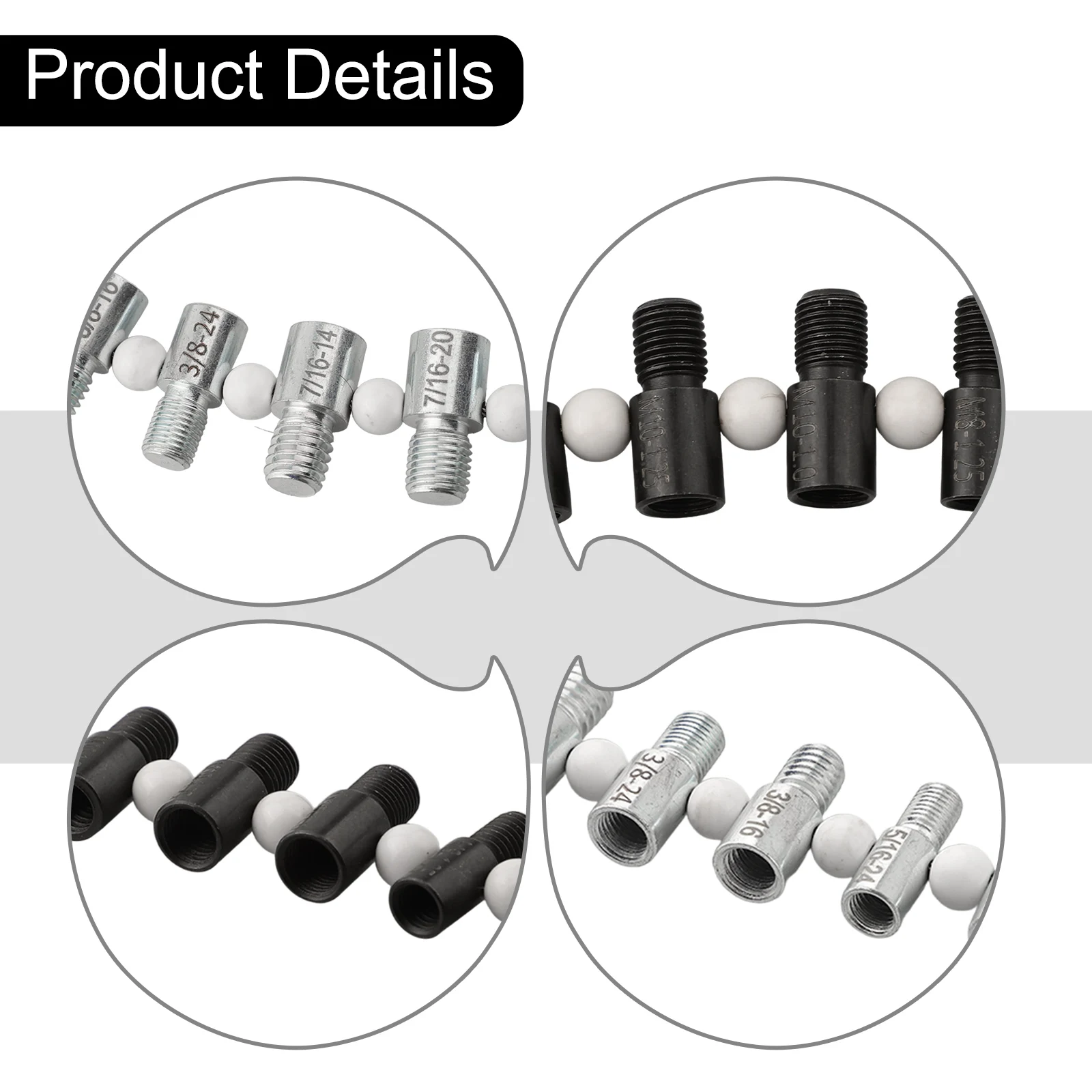 Nut And Bolt Thread Tool For Home Use Inch Metric Thread Gauge Nut And Bolt Identifier 26pcs Thread Detection Tool