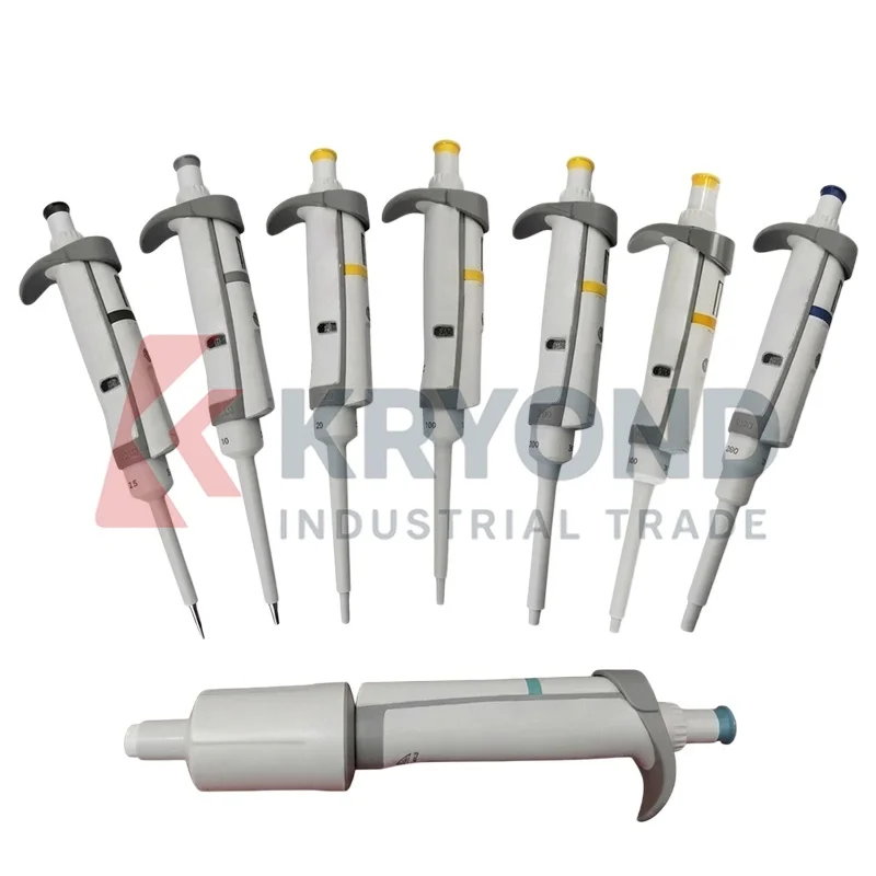 Research Plus Single Channel Pipette Adjustable Volume Laboratory Micropipette Liquid Transfer Tool Professional Lab Use 1PCS