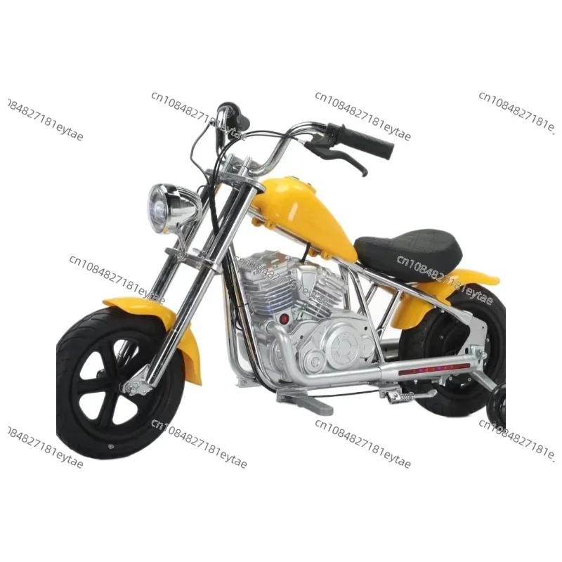 Children's electric motorcycle two-wheeled off-road vehicle can seat adults 3-12 years old carding toy car