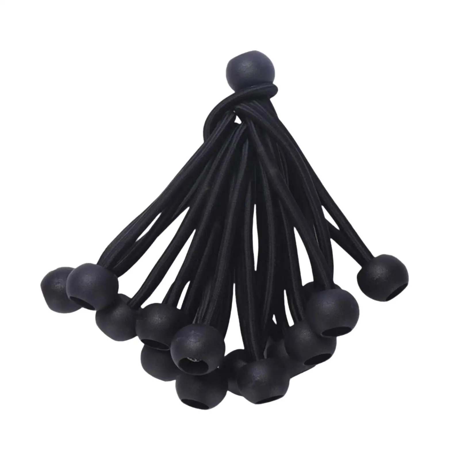 36 Pieces Ball Bungee Cords Fitness Practical Elastic Trampoline Elastic Ropes Bungee Ropes for Tarp Wires Poles Straps Outdoor