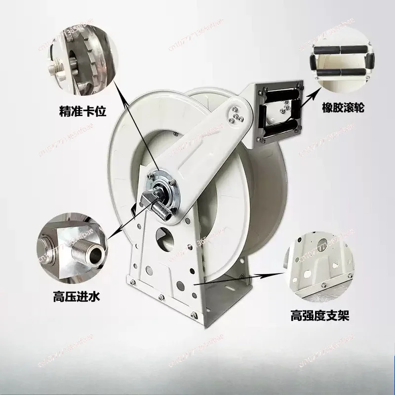 Fully Automatic Shrink Reel Refueling Machine Fire Hose Reel High-pressure Water Pipe Coiler