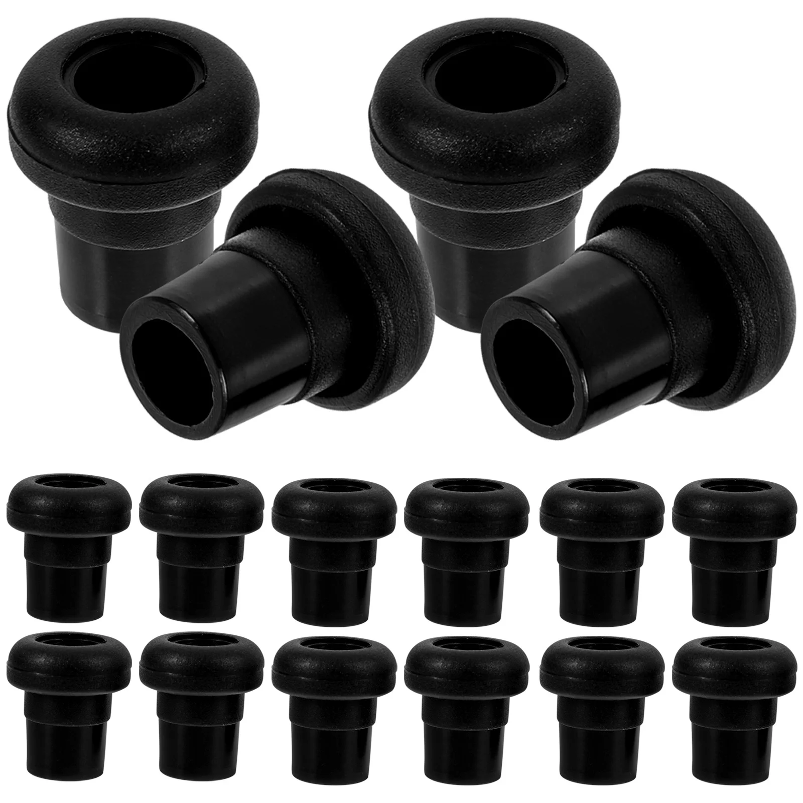 

16Pcs Foosball End Caps Replacement Sturdy Plastic Convenient Installation Accessories Foosball Rod Plug Football Table Parts