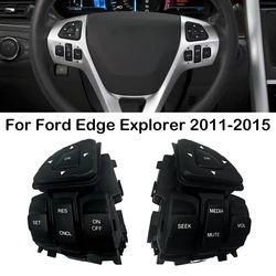 For Ford Edge 2011-2015 Explorer 2011-2018 Steering Wheel Cruise Speed Radio Control Switch Multifunction Button BT4T-9E740-AFW