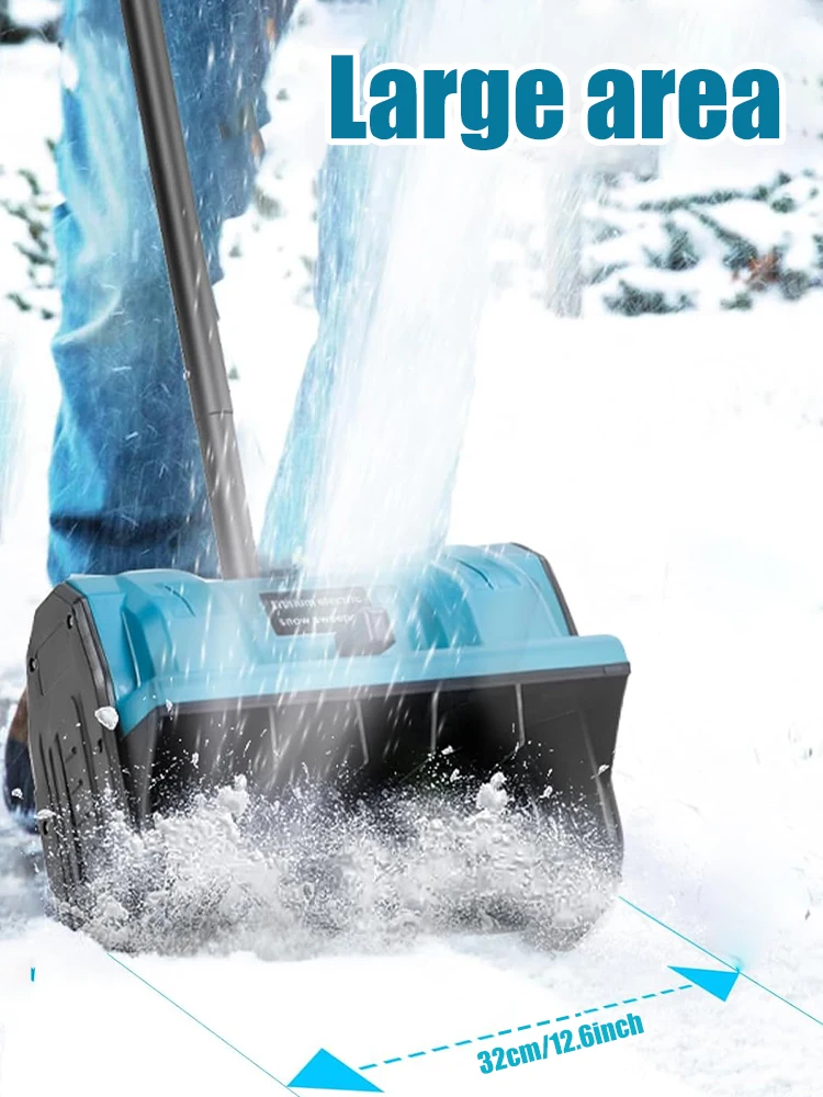 Cordless Electric Snowplow Lithium Electric Snow Sweeper Cordless Snow Shovel courtyard Street For Makita Battery