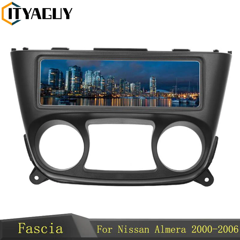 1 Din Fascia For 2000-2006 NISSAN Almera N16 Radio DVD Stereo Panel Dash Install Trim Kit Face Surround Frame