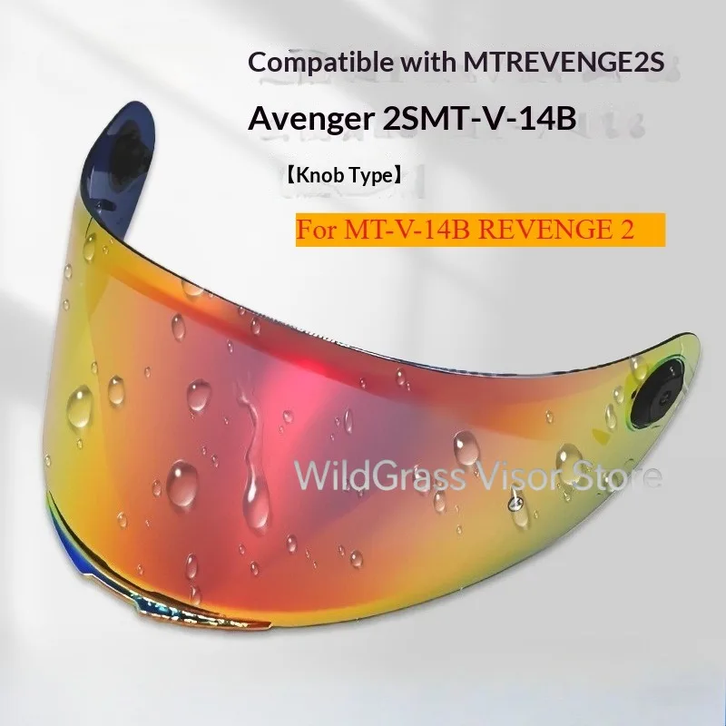 

Визор для мотоциклетного шлема MT-V-14B REVENGE 2 Avenger 2S с регулировкой поворотной ручкой, высококачественный солнцезащитный козырек, аксессуары