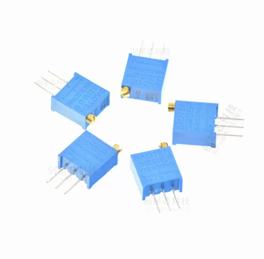 10 values*2pcs=20pcs 1K/10K/2K/5K 3296W Adjustable Resistor Kit  102/103/104/201/202 203/204/501/502/503 SET Potentiometer 200R