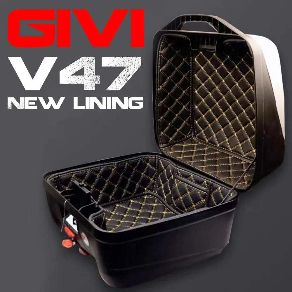 For GIVI V47 Motorcycle Rear Trunk Case Liner Luggage Box Inner Rear Tail Seat Case Bag Lining Pad Accessories