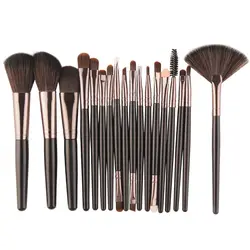 MAANGE 18Pcs Makeup Brushes Set Multifunctional Brush Powder Eyeshadow Make Up Brush With Portable PU Case Beauty Tools