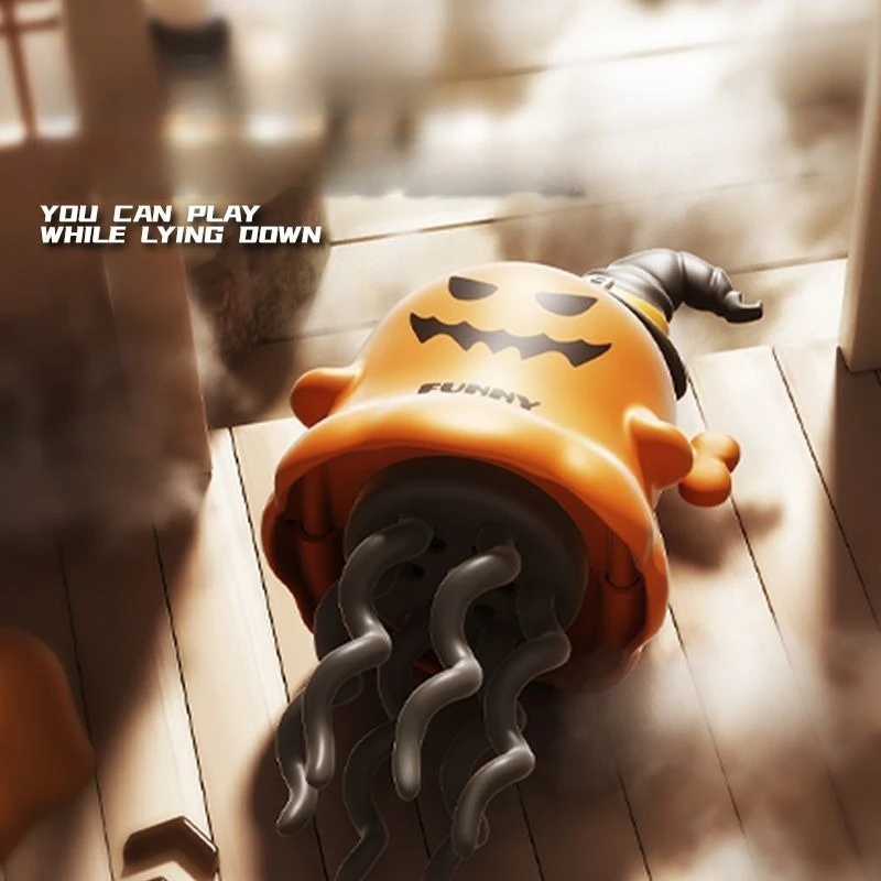 Magische Dansende Octopus Spook Speelgoed Inertie Rebound Pompoen Man Decompressie Verjaardagscadeau Halloween Speelgoed