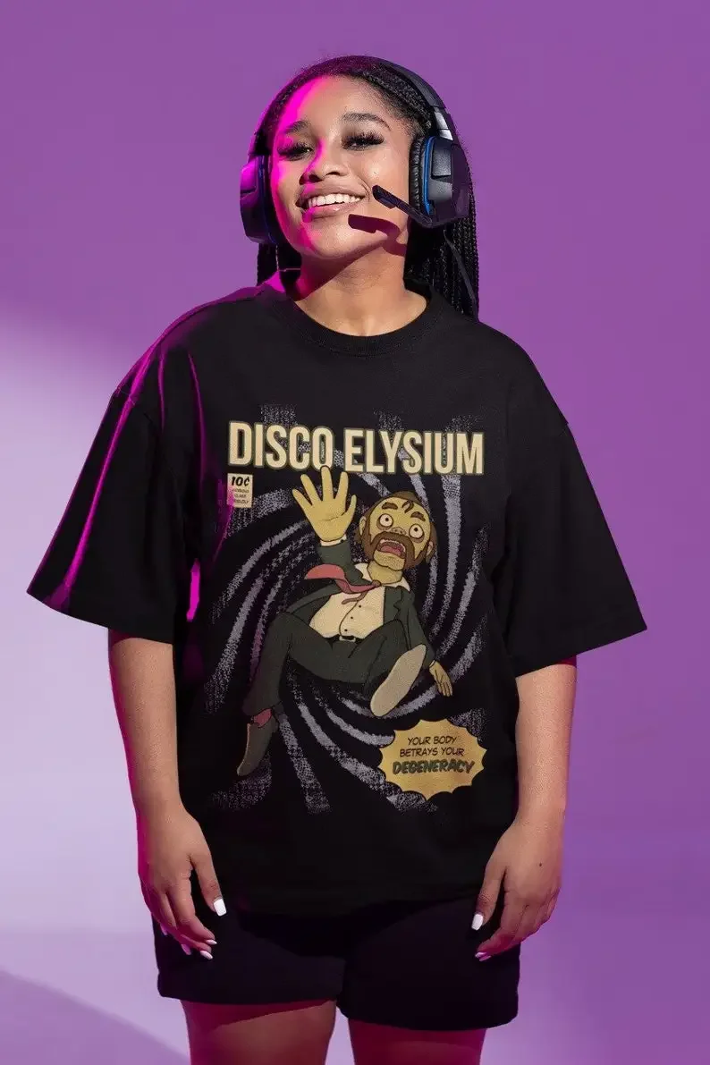 Unisex Disco Elysium Gaming T-Shirt , The Return Quote Indie Videogame Shirt