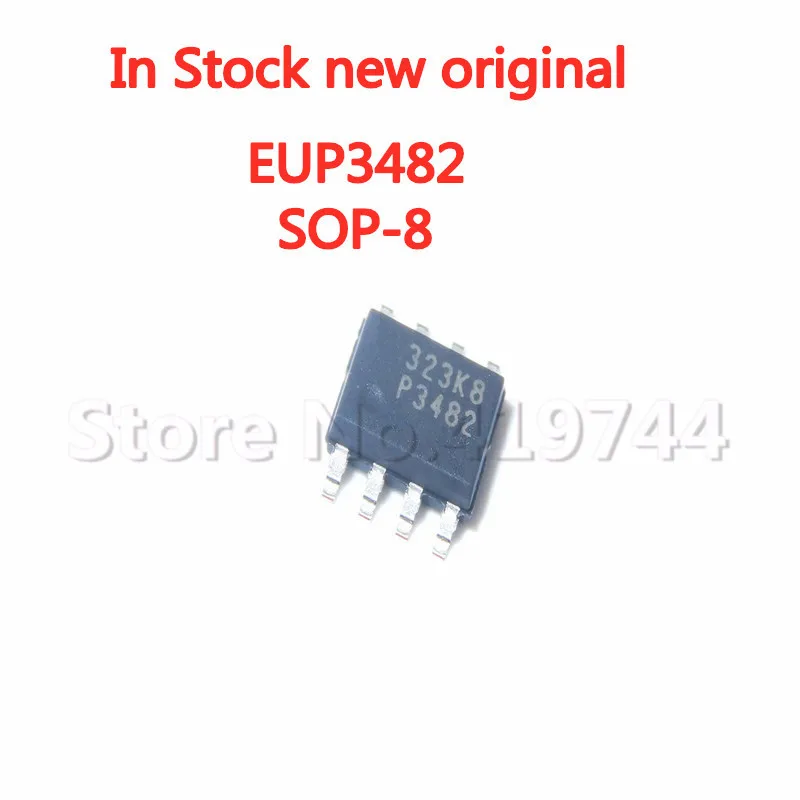 5PCS/LOT EUP3482 P3482 EUP3482DIR1 SOP-8 DC-DC converter In Stock NEW original IC