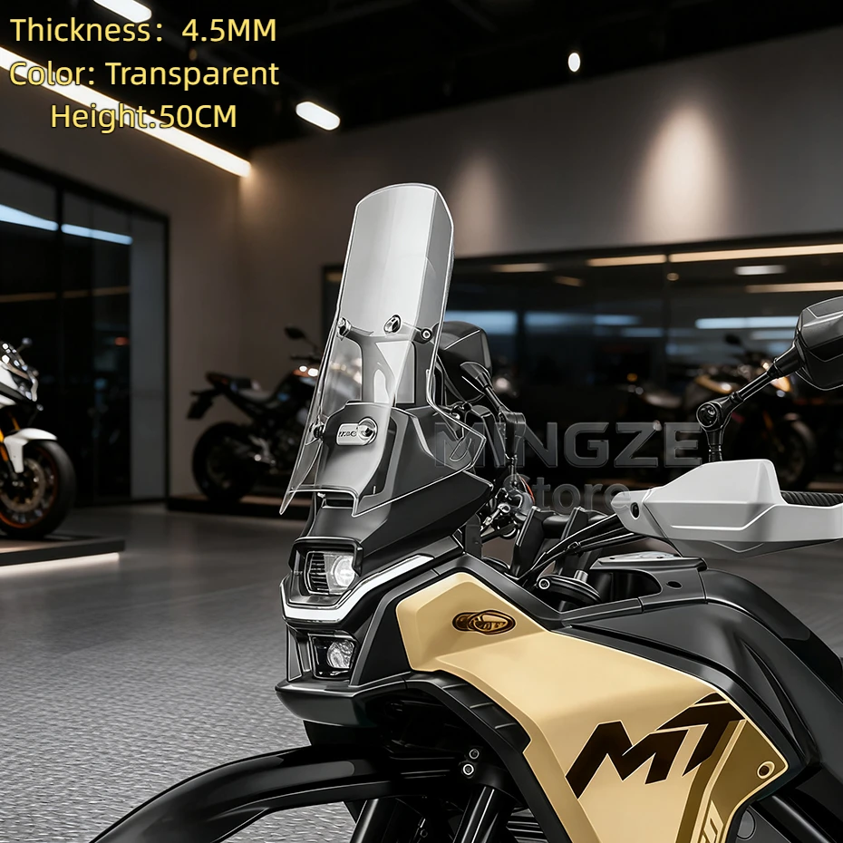 Voor CFMOTO CF450MT MT450 Voorruit Voorruit Voorruit 450MT Verhoogde Voorruit voor cf moto 450MT Accessoires