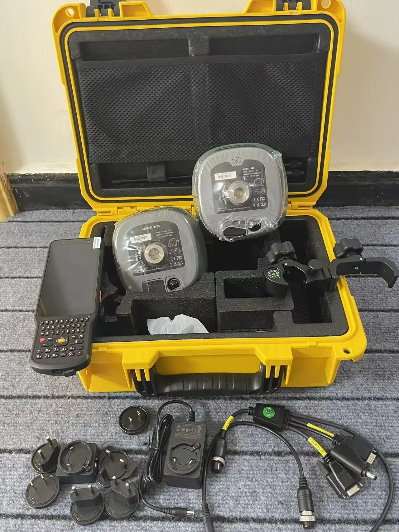 

Закуплено оборудование R26 RTK после согласования с поставщиком и его представителями.