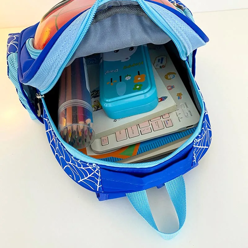 Spider Man Bookbag Large Capacity Ackpack Breathable Mesh Back Support Adjustable Straps Ergonomic Design School Supplies