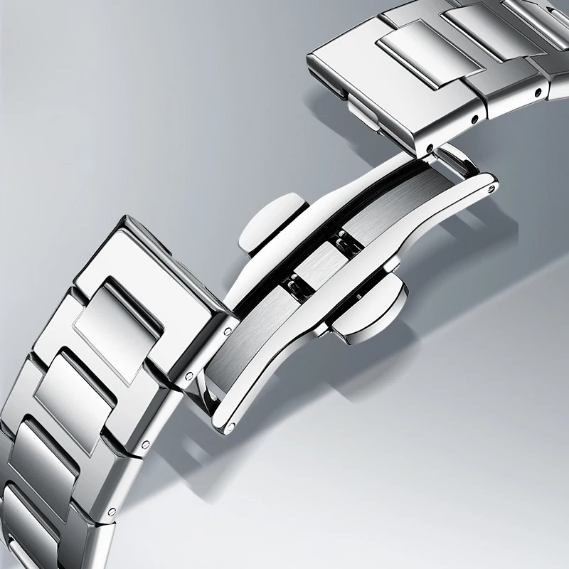 مارك Fairwhale جديد أفضل ساعات أوتوماتيكية للرجال موضة الهيكل العظمي ساعات آلية للرجال الفولاذ المقاوم للصدأ ساعة رياضية مقاومة للماء