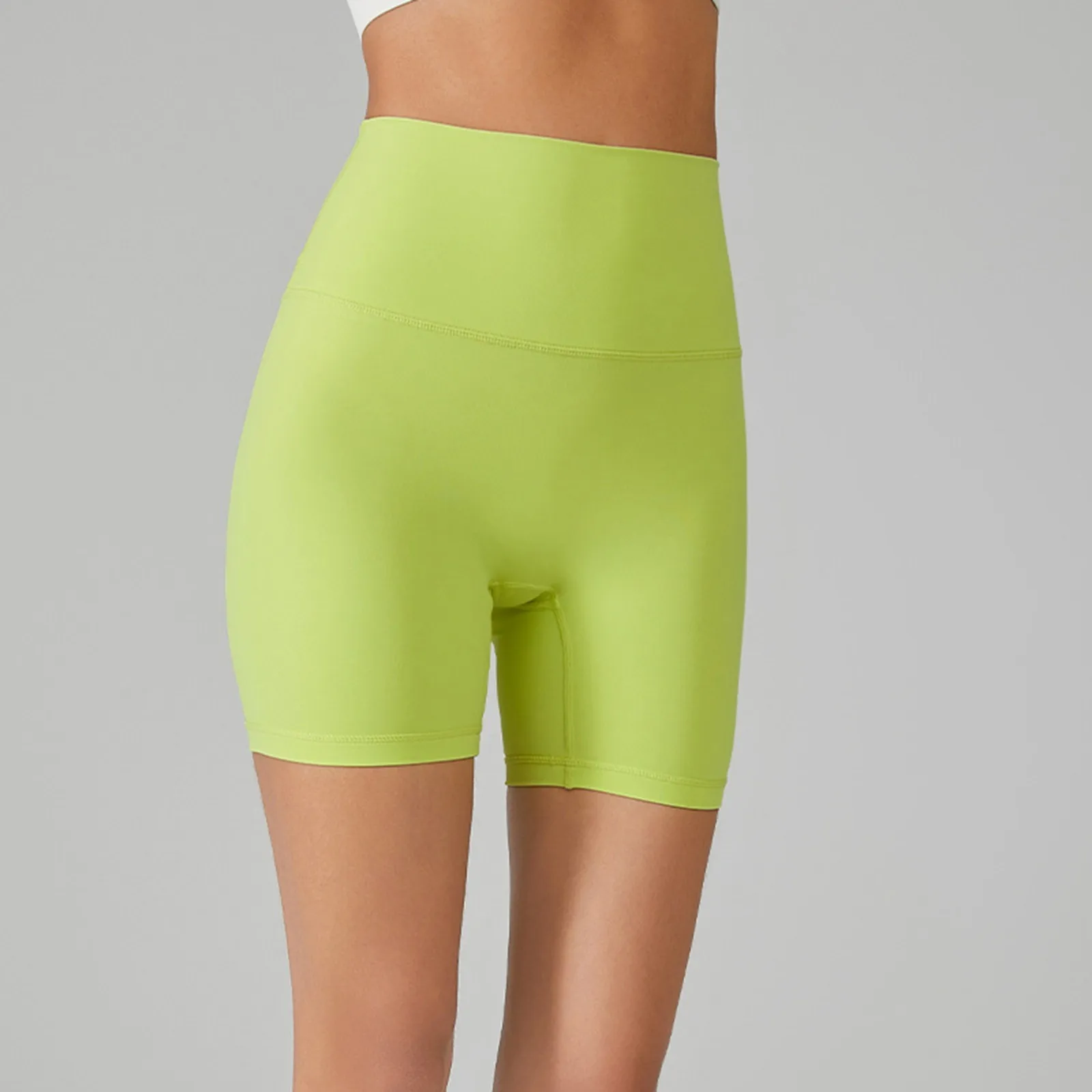 Pantalones cortos de Yoga de cintura alta para mujer, mallas deportivas sin costuras para correr, Fitness, 2024