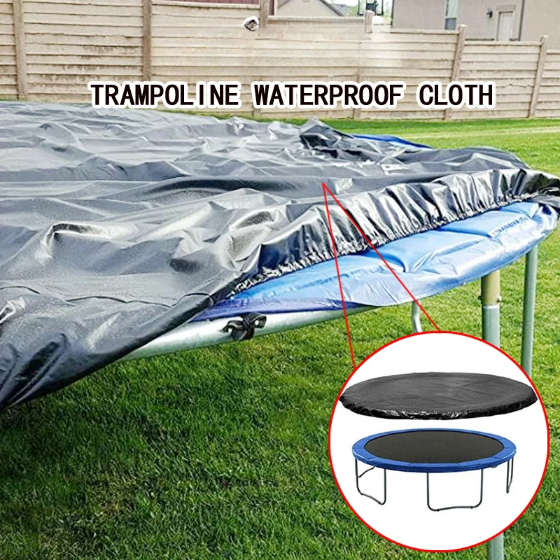 Round Trampoline Waterproof Cloth Dustproof Rain Clothes, Protective Net, Adult Trampolines Mesh, Weather Proof Cover, 6-12 Foot