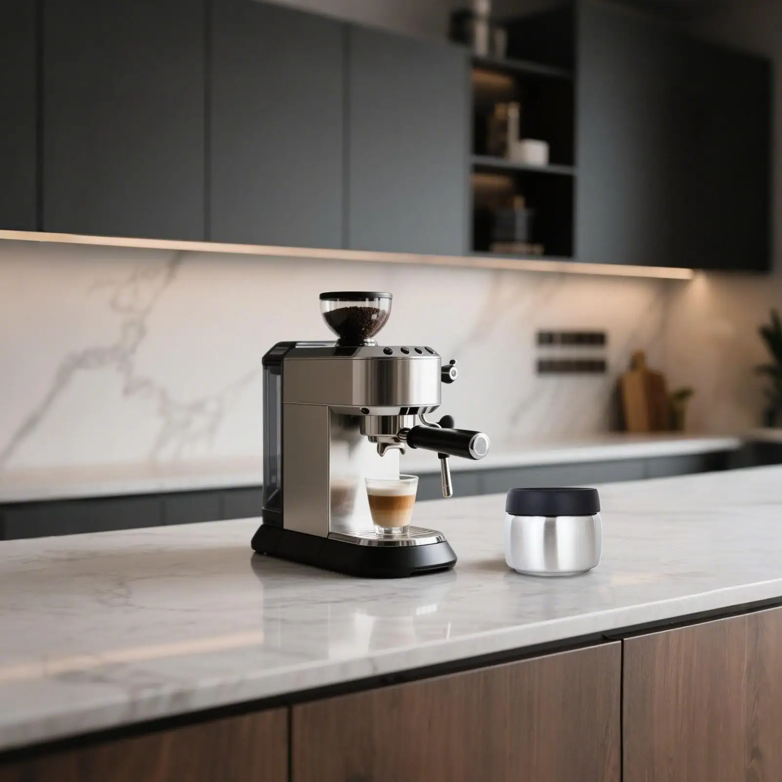 

Coffee Grounds Container Coffee Bean Storage Container Vacuum Seal Kitchen Tea Jar Food Dispenser For Snacks Candy Sugar Flour
