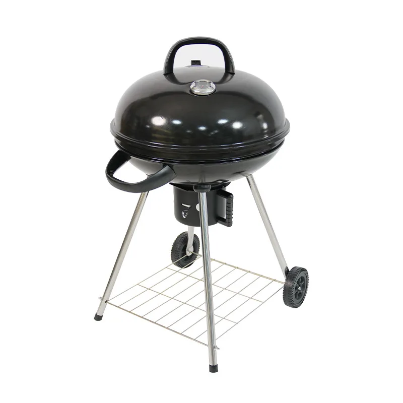 22.5-Inch Charcoal Oven Outdoor Portable Four-Legged Apple Barbecue Oven Barbecue Tripod Charcoal Grill Stove