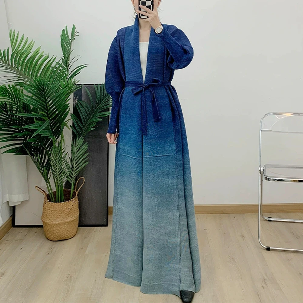 

Pleated dress high-end 2025 new women's clothing large size long-sleeved tassel skirt temperament slim wear-GZXX1020