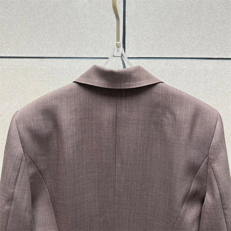 여성 재킷 신상 싱글 브레스티드 슬림핏 여성 정장 재킷 2025년 가을 오피스 및 레저 여성 코트 y2k 아우터웨어