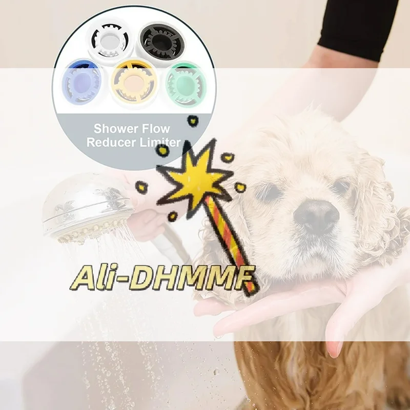 

Комплект регулируемого редуктора потока душа серии HA, экономия воды 4–12 л/мин для верхних душевых насадок, простая установка и экологически чистая