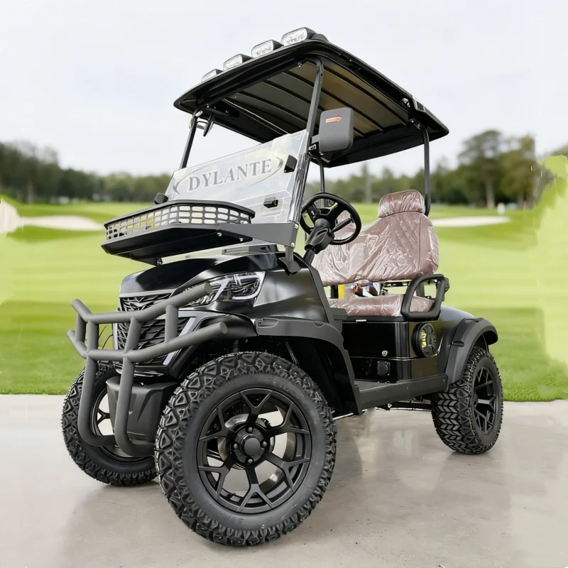 

Самая популярная электрическая тележка для гольфа 72 В, 4 2, 6 мест, 7,5 кВт, литиевая тележка для гольфа, внедорожная багги, охотничья тележка для гольфа