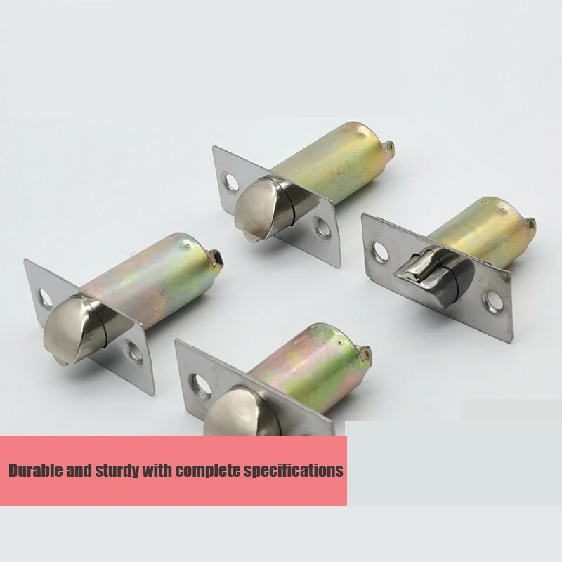 

Universal Single Lockbody tongue latch 50mm Hole pitch Zinc Alloy Round Ball Door Knob Body Lock Core Lockcase repair Fittings