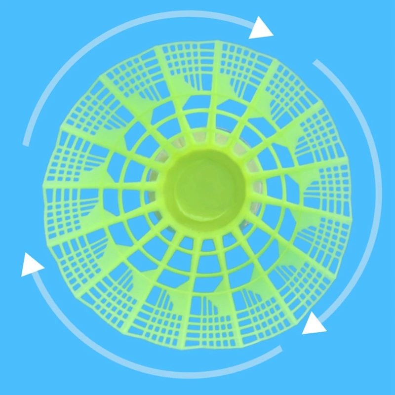 Volants de badminton en nylon, 12 pièces, durables et légers, pour l'entraînement et le divertissement des enfants