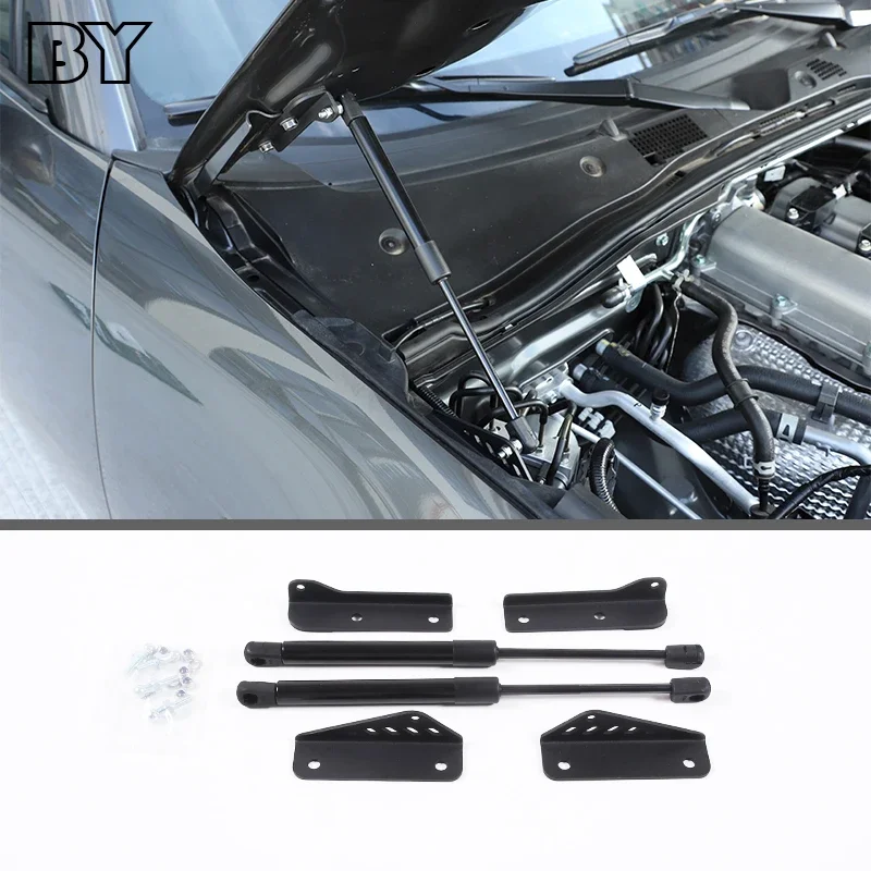 

Автомобильные аксессуары для Mazda MX-5 2016-2023, модификация гидравлического рычага капота, автомобильные аксессуары из углеродистой стали, инструменты