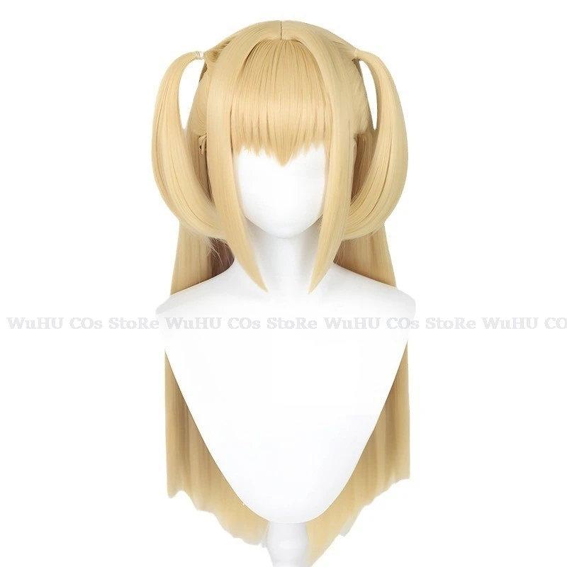 Anime Dead Cos Note Amane Misa Cosplay Wig Misa Amane Long Blond Double Tails Women Hallowen Party Cosplay Wigs