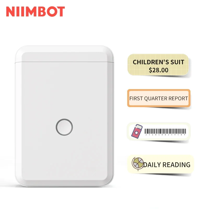 Niimbot D110 Mobile Phone Thermal Pocket Printer Portable Mini Sticker Label Printer