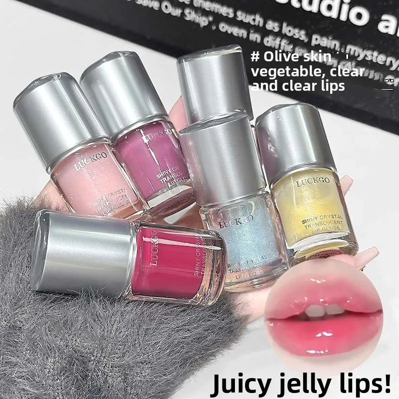 

Shimmering Crystal Lip Gloss Moisturizing Mirror-finish Gloss for A Dewy,natural-looking Glow Budget-friendly Makeup for Student