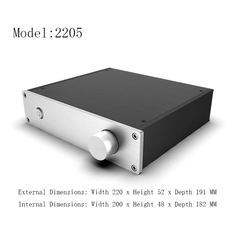 

Полностью алюминиевый корпус предусилителя Weiliang Audio 2205, полностью алюминиевый корпус