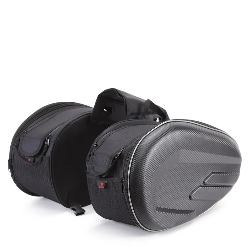 Motorcycle Side Saddle Box Locomotive Bilateral Helmet Bag Multifunctional Outdoor Riding Travel Waterproof Storage Pouch