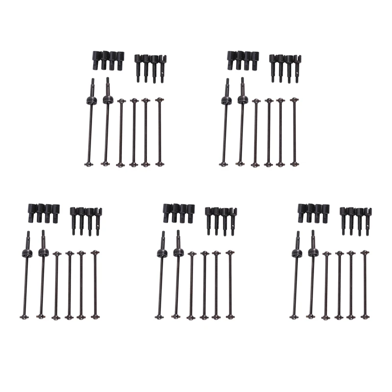 

X18A-5 Set Metal CVD Drive Shaft Wheel Axle Differential Cup For Wltoys 144001 124019 124018 RC Car Upgrades Parts