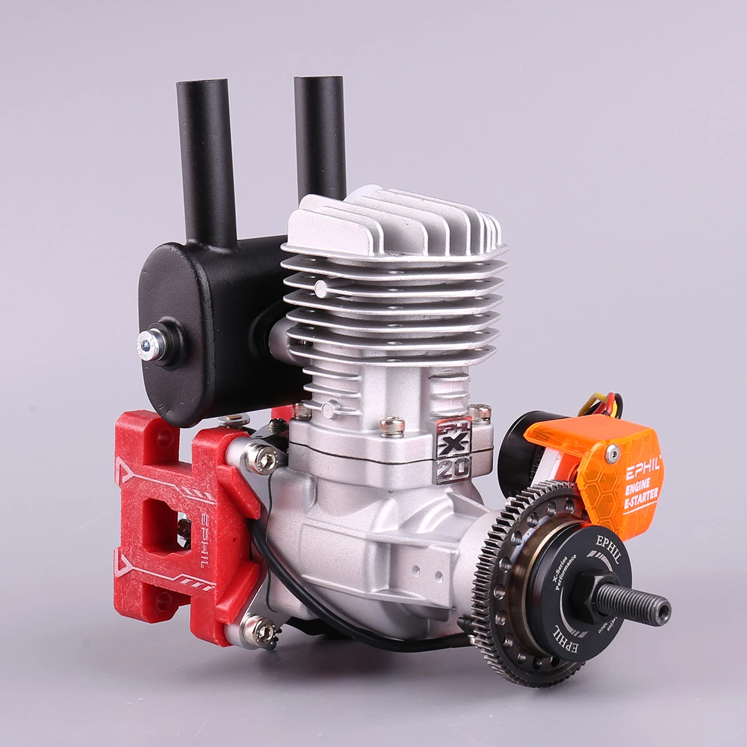 EPHIL Power X-20cc-R Pro Model Aircraft Gasoline Engine Electric Starter Single Cylinder Two Stroke Rear Row