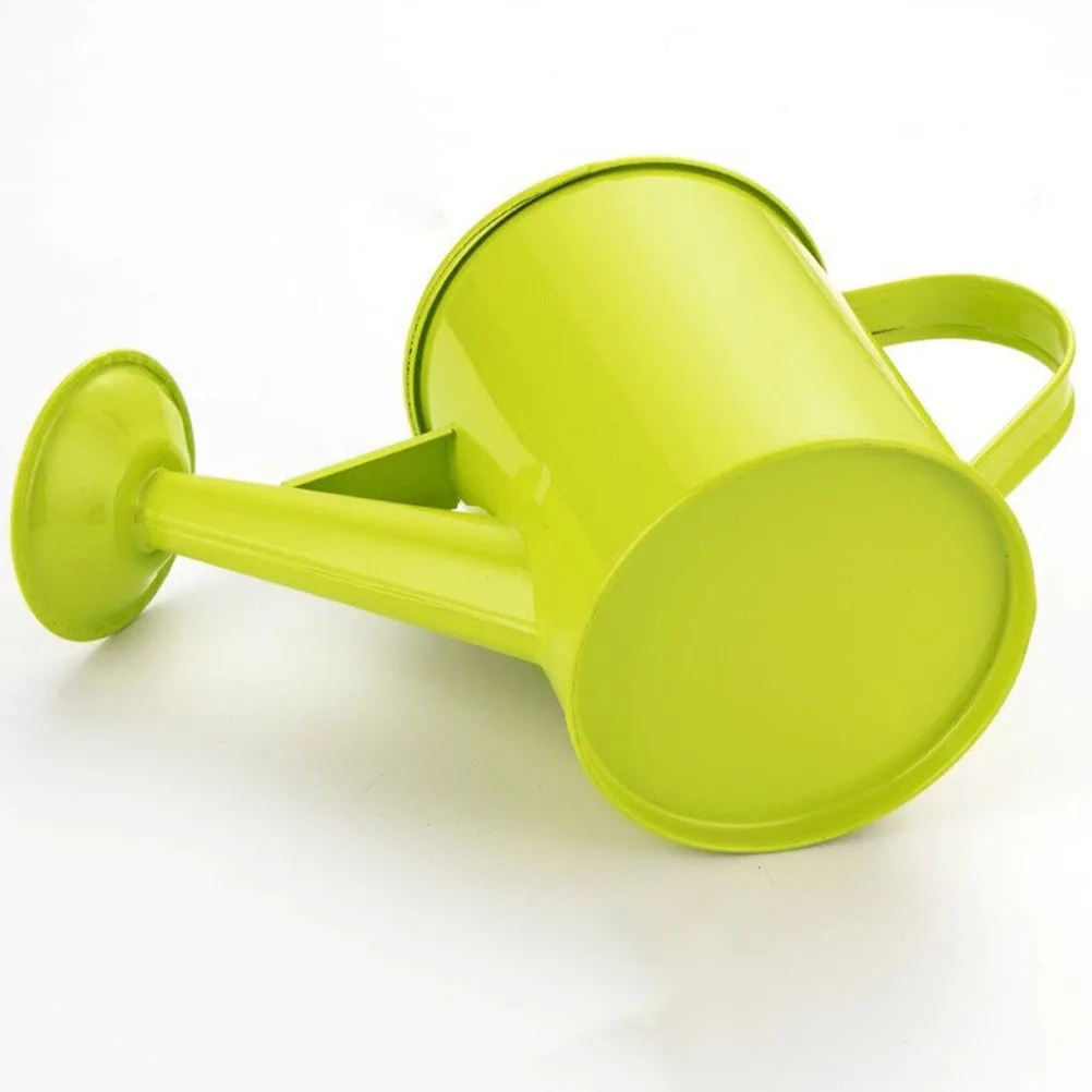 บัวรดน้ำเด็ก ความจุขนาดใหญ่ ด้ามจับกันลื่นตามหลักสรีรศาสตร์ สำหรับเด็ก ทำสวน ปลูกดอกไม้ เครื่องมือปลูกต้นไม้ บัวรดน้ำโลหะ