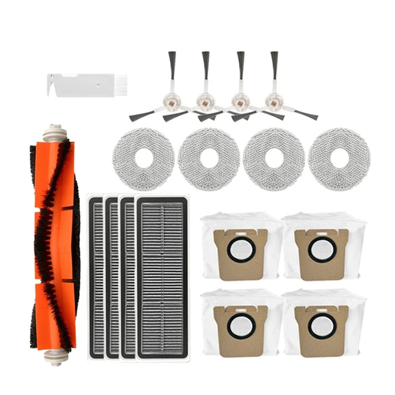 

Для робота-пылесоса Omni 2 C102CN, B101CN, B116CN, X10+, основная щетка, фильтр Hepa, швабра, детали мешка для пыли-IRIN