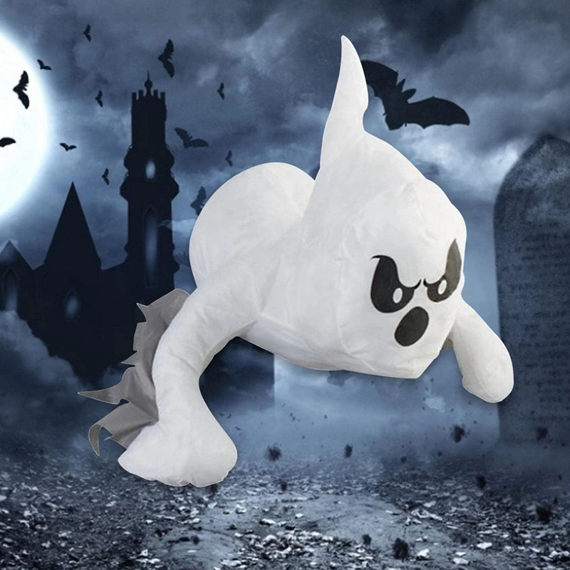 

1 шт., спутанные эротические призраки для украшения окон, украшение на Хэллоуин, белые страшные призраки, столкновение через окно, трюк по удовольствию