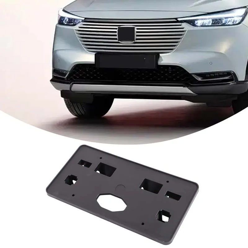 

ABS Black For Honda HR-V 2019-2022 Car Front License Plate Bracket Decoration Car Accessories OE：HO1068128 71145T7WA10