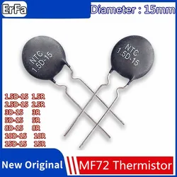 5pcs MF72 Thermistor Resistor 15mm NTC resistos 10D-15 10R 15D-15 15R 1.5D-15 1.5R 2.5D-15 2.5R 3D-15 3R 5D-15 5R 8D-15 8R