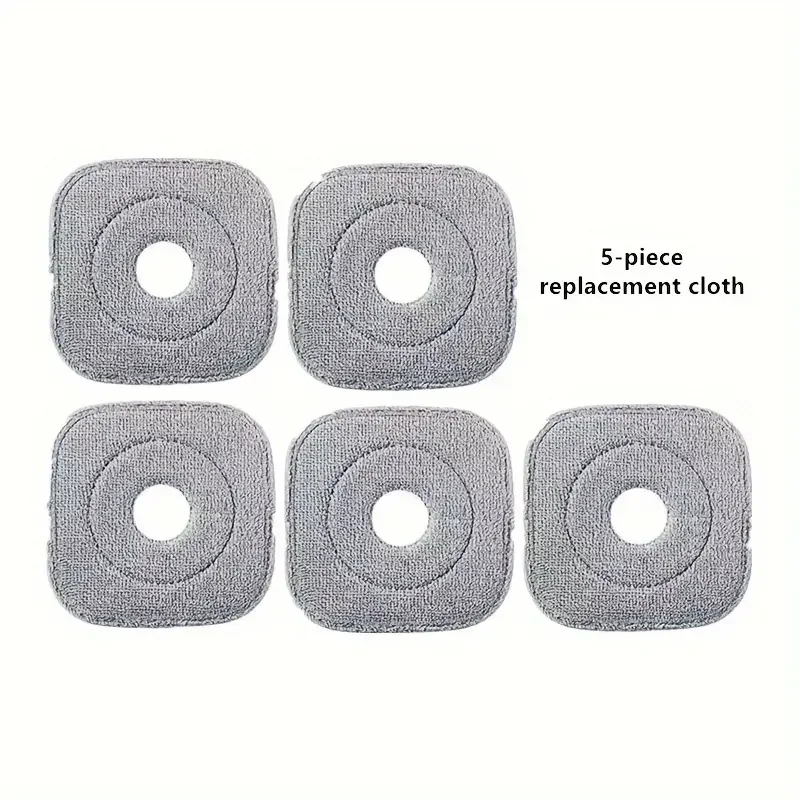 1/3/5Pcs Mop Water Separation Square Mop With Bucket Mop Heads Microfiber Lazy Floor Floating Clean Sewage Separation Barrel Mop view 2