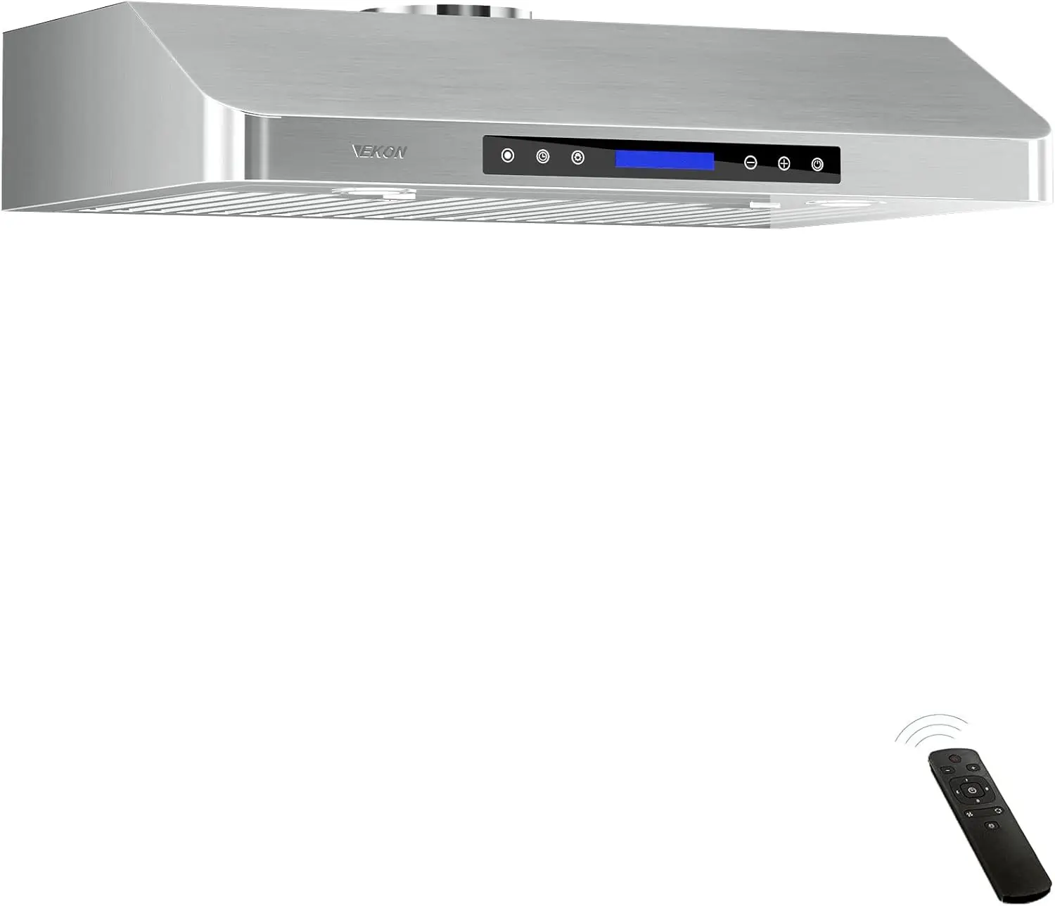 

EKON 30 inches Under Cabinet Ran Hood 900 CFM Stainless Steel Kitchen Chimney Vent 4 Speed Touch Screen Control With Remote 2Pcs