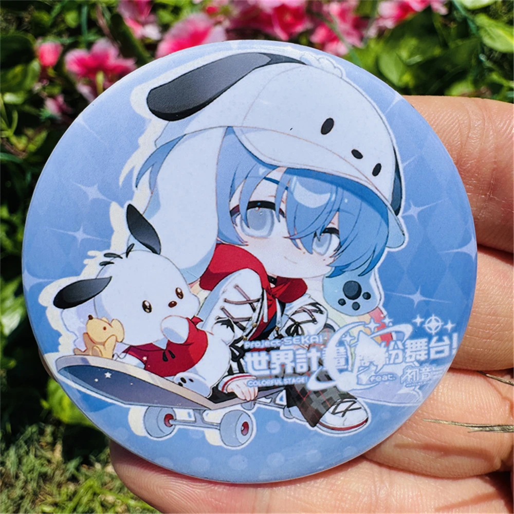 Proyek Game 58mm Sekai: Panggung Penuh Warna! feat pjsk ‌   Kusanagi Nene Cosplay KOSTUM Lencana Pin SPTE Tinplate Bros Prop