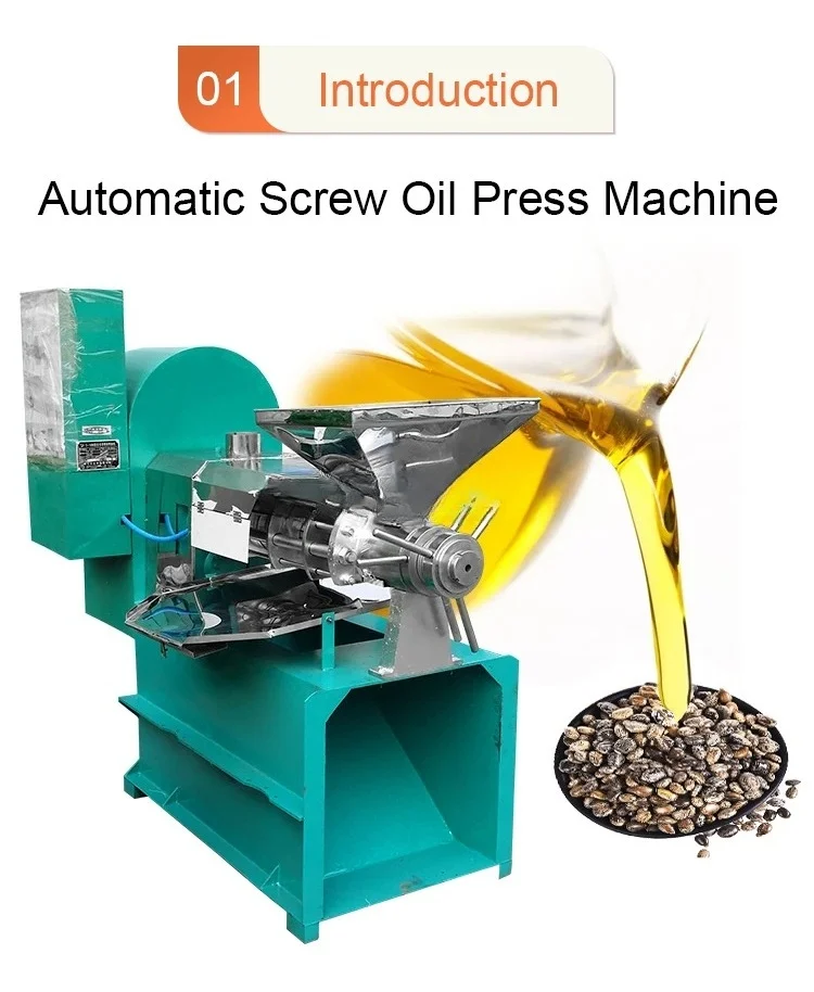 Automatic Cold Press Oil Extraction Machine Manual Oil Press Machine Castor Oil Press Machine