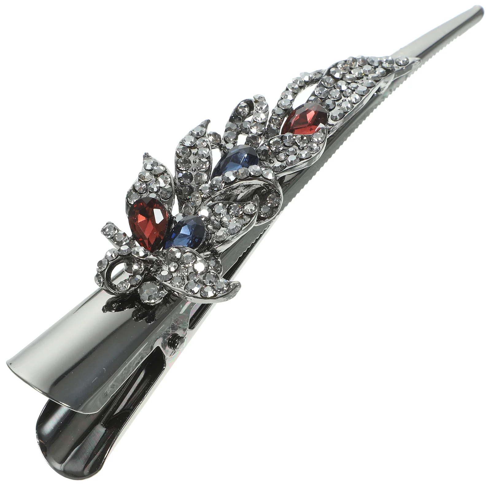 Elegante Kristall-Alligator-Haarspange, glänzende Strass-Haarspange für Frauen, ausgefallene Anlässe, stilvoller Schmuck, Alligator-Haarspange