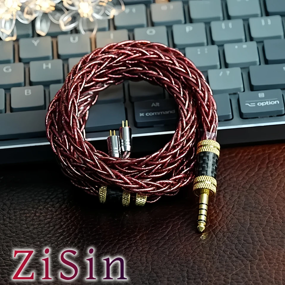 Zisin-フラッグシップマルチ要素hifiイヤホンアップケーブル、bravy f1