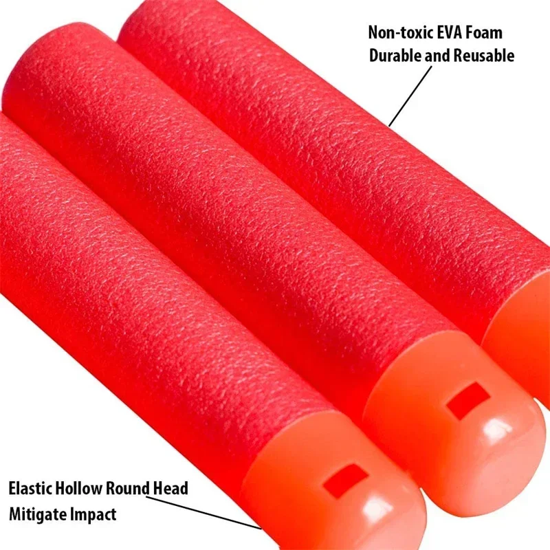 حزمة إعادة تعبئة رصاصات السهام H60Pcs متوافقة مع مسدسات لعبة Nerfs N-Strike Mega Blaster Mastodon Twinshock